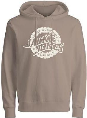 Jack & Jones Premium Sweatshirt 'JPRBLUBARON'  taupe / natuurwit