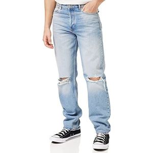 Dr. Denim Dash Jeans voor heren, Stone Cast Gebruikt Gescheurd, 29W / 32L