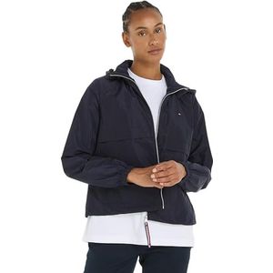 Tommy Hilfiger Dames TRANSITIONAL WINDBREAKER met capuchon Desert Sky S, woestijn hemel, S