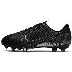 Nike Vapor 13 Academy Fg/Mg Football Shoe voor heren, Zwart Black Mtlc Cool Grey Chrome 001, 32 EU