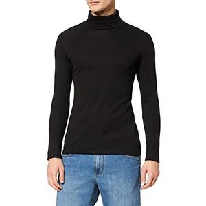 Trigema - Colshirt - Zwart - Lange Mouwen