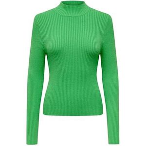 Bestseller A/S ONLKATIA LS FIT Highneck KNT, groen (island green), S