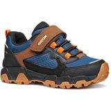 Geox J Magnetar Boy B ABX Sneakers, marineblauw/bruin, 27 EU, marinebruin, 27 EU