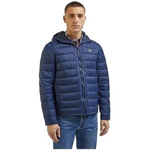 Lee Heren Light Puffer JKT Jacket, Donkerblauw, M