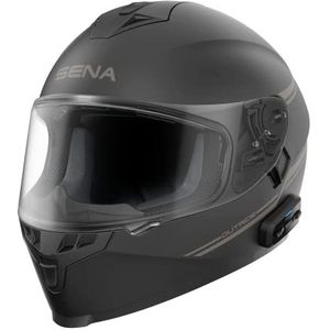 Sena - Outride - Casco Integrale - Zwart - Bluetooth met Smartphone Connectiviteit