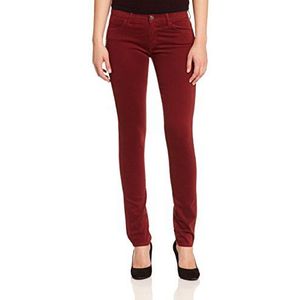 Wrangler Dames Jeans Corynn, rood (burgundy)., 28W x 32L