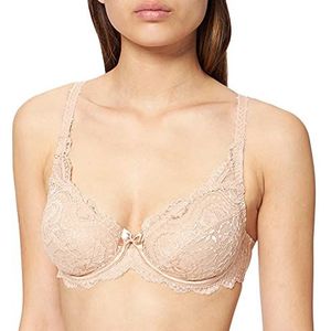 Playtex Flower Elegance Beugelbeha van kant, perfecte ondersteuning, 1 dames, beige (piel), 75D