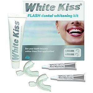 White Kiss Flash: Tandbleekset met rails en gel
