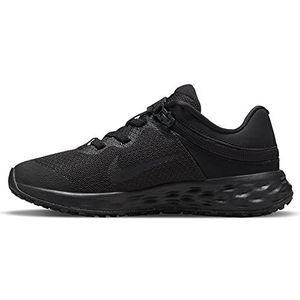 Nike Unisex kinderen Revolution 6 Flyease Running Shoe, Zwart Zwart Donkergrijs, 28 EU