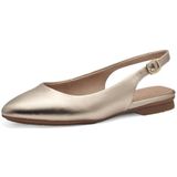 Jana Dames slingpumps plat, veganistisch, champagne, 37 EU