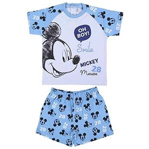 CERDÁ LIFE'S LITTLE MOMENTS Pyjama voor de zomer, Mickey Mouse-motief, rood, officieel Disney-gelicentieerd product, voor baby's, Rosa Roja, 3 Jaar