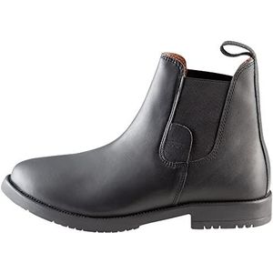 PFIFF, 011499, echt leer, jodhpur-laarzen, laarzen, unisex, zwart, maat 35-45