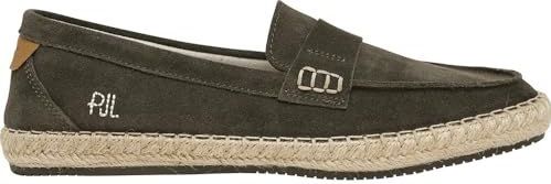 Pepe Jeans - PMS10337 Tourist Coast - Leren Loafers - Groen - Plat
