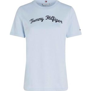 Tommy Hilfiger - Casual T-shirt - Katoen - Donkerblauw