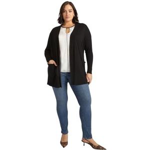 Fiorella Rubino - Oversized Cardigan - Zwart - Lenzing™ Ecovero™ Viscose