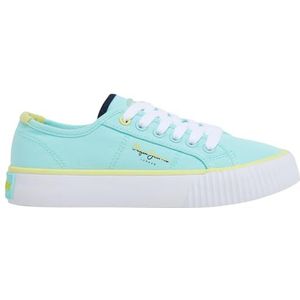 Pepe Jeans Ottis Basic G Sneaker, blauw (parelblauw), 1,5 UK, Blauwe parel blauw, 33 EU