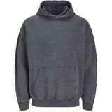 Jack & Jones - JJECHARGE - Sweatshirt - Grafiet - Capuchon