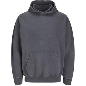 Jack & Jones - JJECHARGE - Sweatshirt - Grafiet - Capuchon