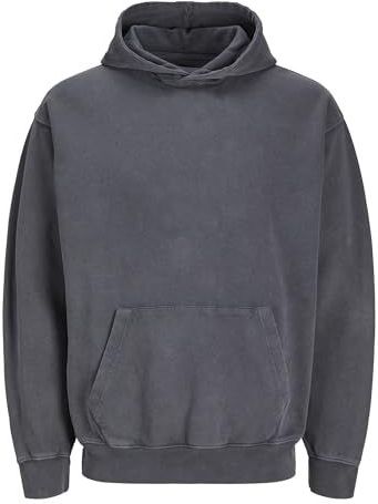 Jack & Jones - JJECHARGE - Sweatshirt - Grafiet - Capuchon