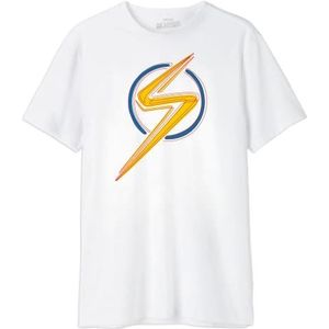 Marvel UXMISSMTS001 T-shirt, wit, maat L, Wit, L