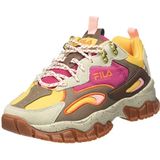 FILA Ray Tracer Tr2 Wmn Sneakers voor dames, Golden Cream Carmine, 38 EU Smal