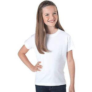 Baker Ross FX895 verf-het-zelf kinder T-shirts (leeftijd 5-6) - pak van 2, witte katoenen shirts om te personaliseren