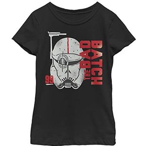 Star Wars Girl's Girl's Short Sleeve Classic Fit T-shirt, zwart, S