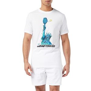 Nike M Nkct DF Tee NYC Liberty T-shirt voor heren, Wit, S