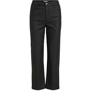 Object Objmoji Belle Coated Noos Jeans voor dames, zwart, L