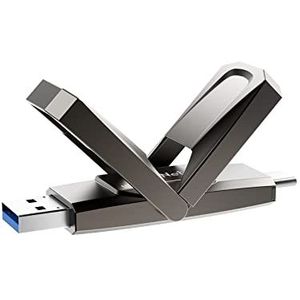 Netac US5 512GB Solid USB State Drive Externe Draagbare SSD Type-c en USB 3.2 Interface Snelheid tot 550MB/s voor Smartphone en Notebook Computers