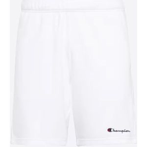 Champion Legacy Icons Pants - Small Script Logo Powerblend Terry Bermuda Shorts, Wit, L Heren SS24, Wit, L