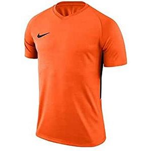 Nike Heren M NK DRY TIEMPO PREM JSY SS T-shirt, Safety orange/Safety orange/Black/(Black), XL