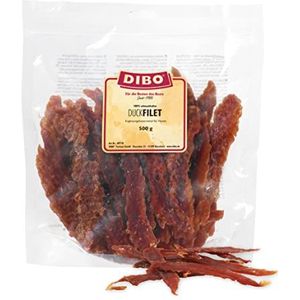 DIBO Duck Filet, 500 g zak, lekkernij voor onderweg of als beloning voor je hond