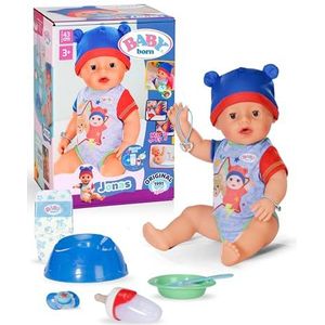 BABY born - Jonas - Babypop - 43 cm - Inclusief Accessoires en Rompertje