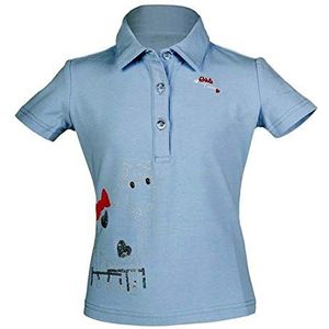 Little sister Piccola Polo Shirt, Rookblauw, 122/128, Rook Blauw, one size