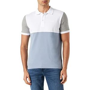 Geox Heren M Polo Shirt, Faded Denim/Optical, XXL, Faded Denim/Optisch, XXL