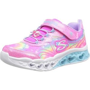 Skechers Meisje Flutter Heart Lights Groovy Swirl wandelschoen, roze, 9.5 UK