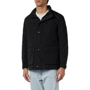 Tussenjassen - Zwart - Ritssluiting - Lange Mouwen - Ruitsteek