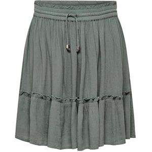 ONLY Dames ONLIBIZA Life Short Rok WVN NOOS Rock, Balsam Green, XXS, Balsemgroen, XXS