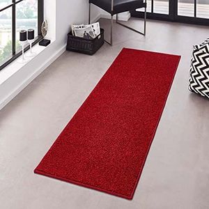 Hanse Home Pure tapijt, polypropyleen, rood, 80x200 cm