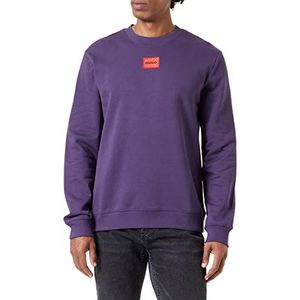 HUGO Men's Diragol212 Sweatshirt, Dark Purple509, S