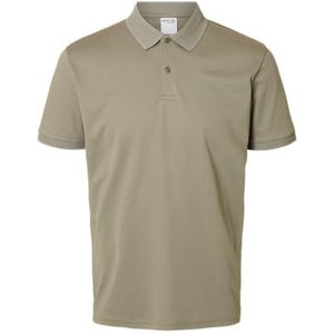 Selected Fave Button - Korte Mouw Poloshirt - Heren - Gebreid - Regular Fit