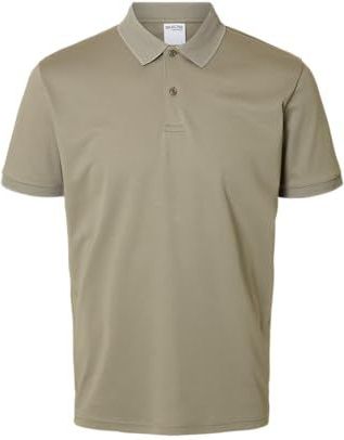 Selected Fave Button - Korte Mouw Poloshirt - Heren - Gebreid - Regular Fit