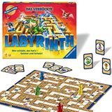 Ravensburger 26955 Het gekke labyrint - Klassiek spel voor 2 - 4 personen vanaf 7 jaar: wie duwt, wint - spoken en schatten!,Geel