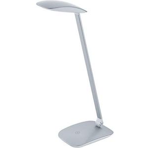 EGLO Led-tafellamp Cajero, 1-vlammige tafellamp met touch, dimbaar, USB-lamp, bureaulamp, modern, minimalisme van hoogwaardig kunststof, bureaulamp in
