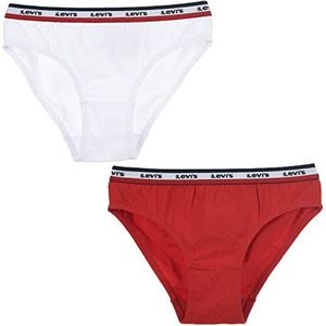 Levi's - Kidswear - Slip - Wit/Rood - 2 Stuks