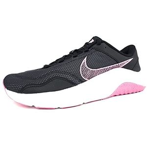 Nike Legend Essential 3, damessneakers, zwart/rozesicle-particle grijs, 44,5 EU, Black Pinksicle Particle Grijs