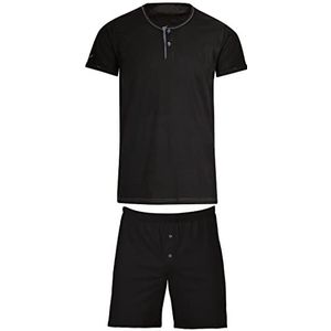 Trigema Pyjamaset voor heren, zwart-c2c, XL