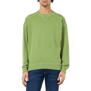 United Colors of Benetton Pullover met capuchon voor heren, Groen, XS