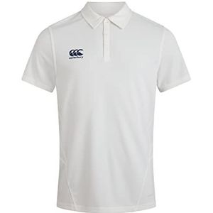 Canterbury Cricket Whites Poloshirt voor heren, Crème, M